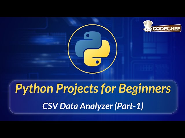 CSV Data Analyzer (Part-1) | Python Projects for Beginners