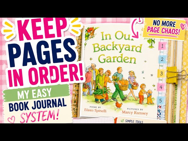 Don’t Ruin Your Book! How I Keep Pages In Order 