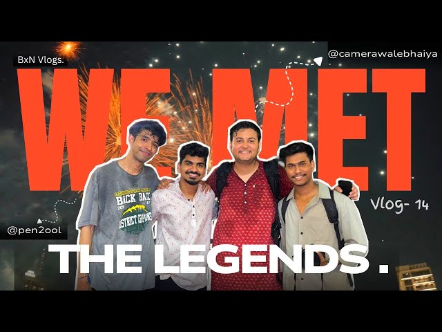 From Fireworks to Filmmakers |Unexpected Meet with Two Amazing Creators @camerawalebhaiya & @pen2ool
