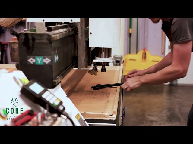 CNC Privacy Screen Creation Process - CORE Landscape Products