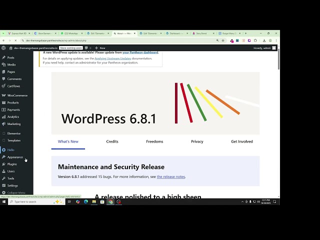 Create Website With WordPress- Popup Menu