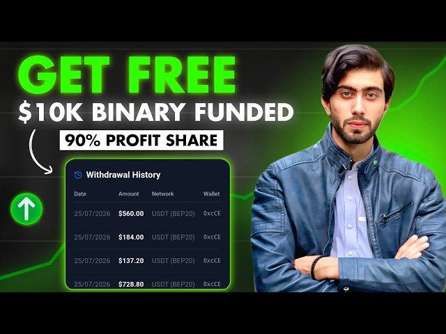 How to Get Binary Trading Funded Account | BINOTREX Explained (90% Profit Share)