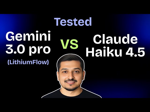 Gemini 3.0 pro (LithiumFlow)  vs Claude Haiku 4.5 : Tested on WebDev Arena is insane!