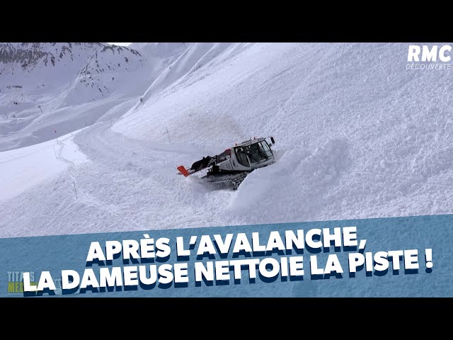 Snow groomers are clearing avalanches from the slopes!