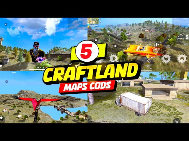 Top 5 Craftland Map Code Free Fire | Best Craftland Map Code