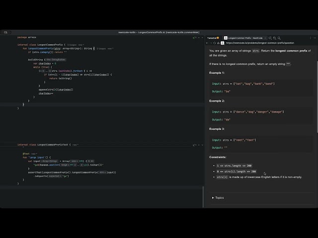 Solving Neetcode: [5] LongestCommonPrefix