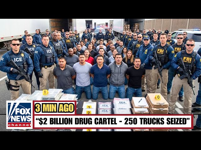 ICE & DEA Arrested Largest Trucking Network of 273   52 Tons Drugs Seized with 250 Trucks