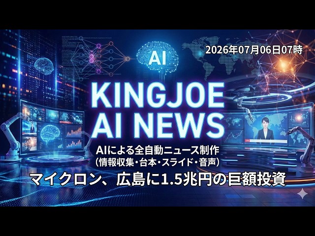 【2026年07月06日】1.5兆円のAI半導体投資とトークン71%削減！アリババのClaude禁止と開発の激変