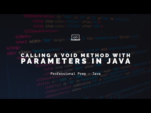 How to call void methods in Java (with parameters)