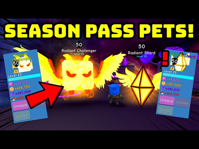 I BOUGHT THE NEW SEASON PASS IN BGS!! SECRET PETS!? (Roblox)