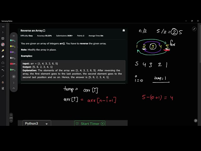 Reverse An Array | Array