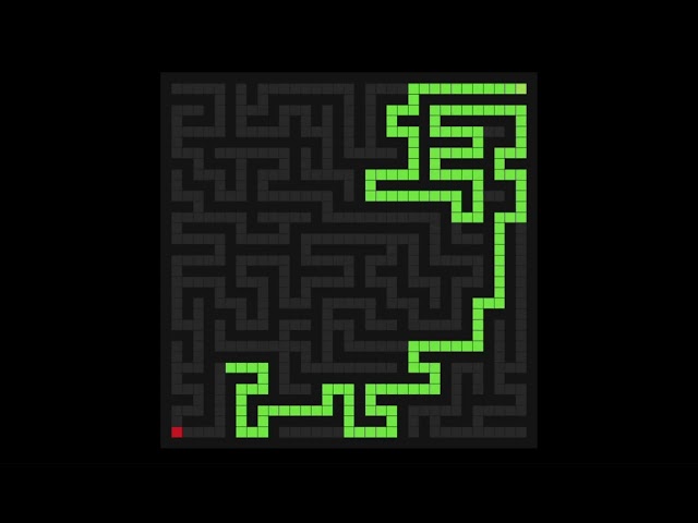 Random DFS Pathfinding Algorithm