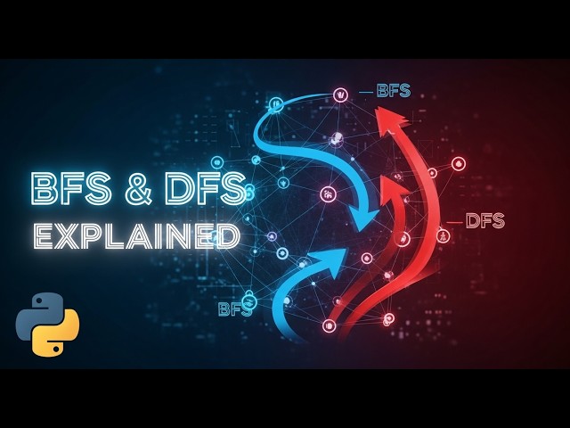 Python Program for BFS and DFS | Graph Traversal with 3 Scenarios