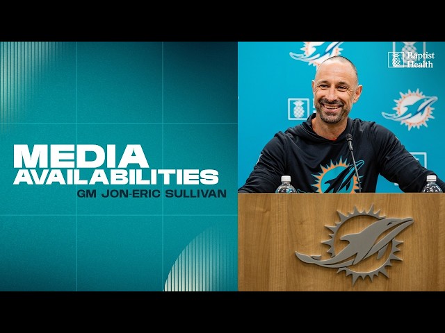GM Jon-Eric Sullivan meets with the media | Miami Dolphins