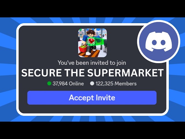 How to Join Secure the Supermarket Discord Server