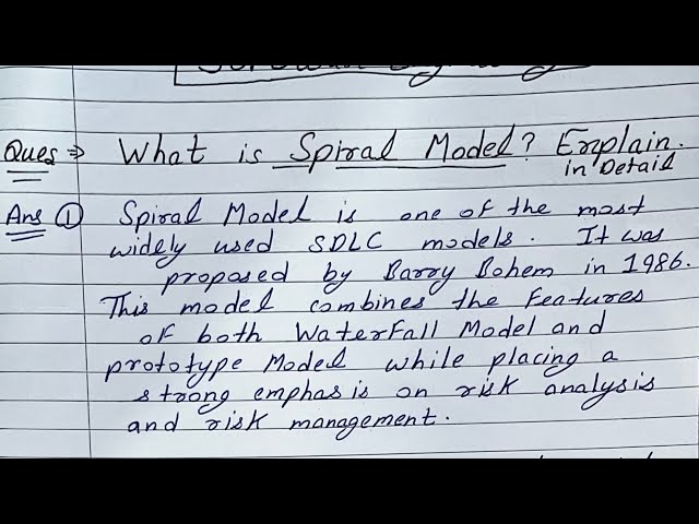 Spiral Model in Software Engineering | Explained with Advantages, Disadvantages & Phases