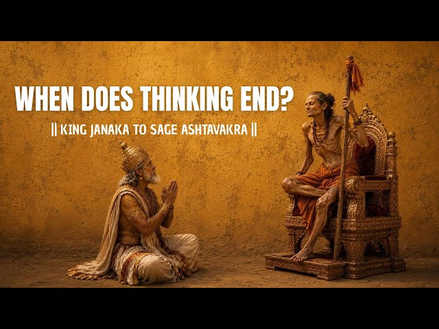 ¿Cuándo terminan los pensamientos? | Ashtavakra y el rey Janaka | Narrado por Anand