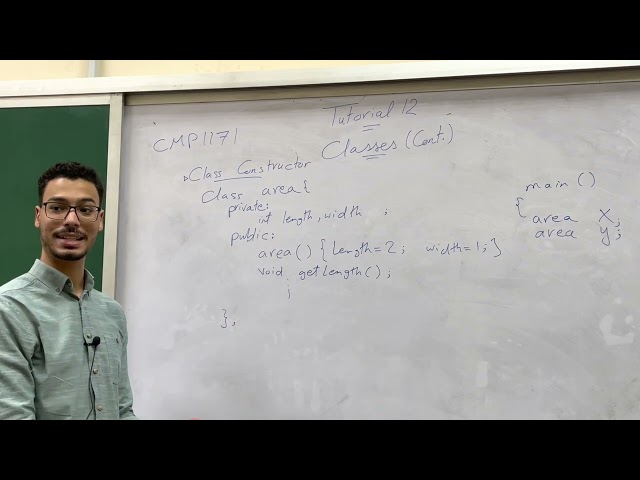 Data structures | Sec 12 | Classes
