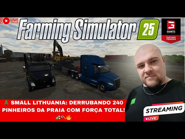 🌲 Small Lithuania: derrubando 240 pinheiros da praia com força total! 🚜🪓🔥