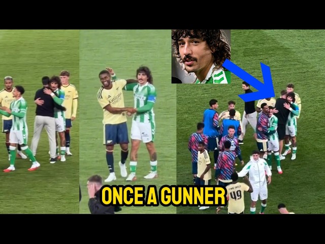 ¡MOMENTOS EMOTIVOS! Héctor Bellerín se reencuentra con el Arsenal después de años