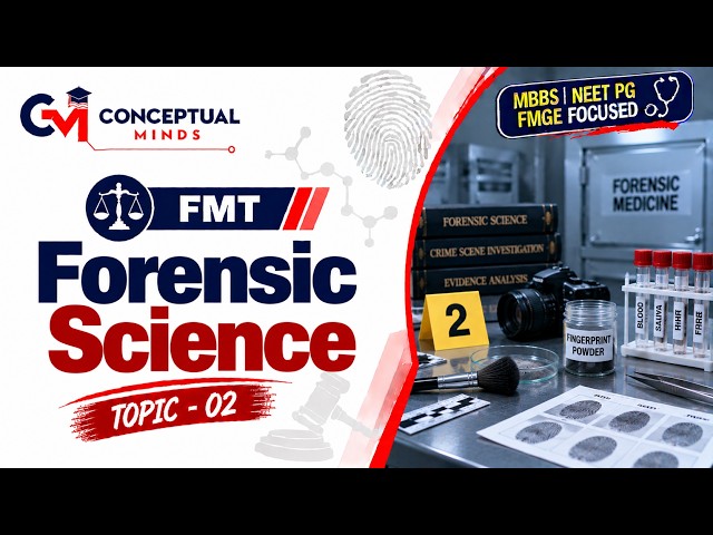 29. 🔬 Forensic Science – Part 02 | Biological Evidence, Trace Evidence & Laboratory Analysis | FMT