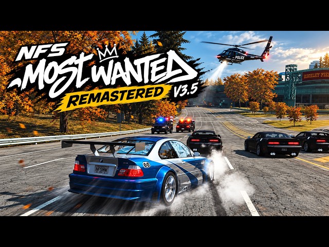 The Last Pursuit Ends Here! | NFS Most Wanted Remastered V3.5
