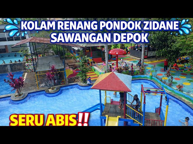 PONDOK ZIDANE SWIMMING POOL SAWANGAN DEPOK | FAMILY VACATION DESTINATION | OPERATING HOURS AND TI...