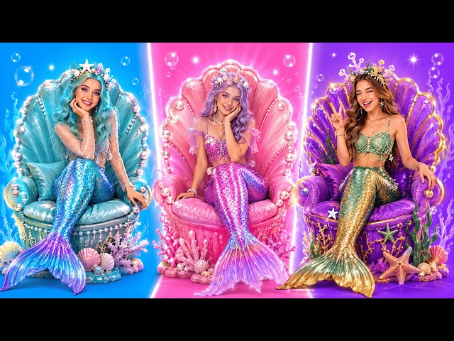 LIVE Mermaid Glow Up! 🧜‍♀️✨ Beauty Hacks, DIY & Glow Ups