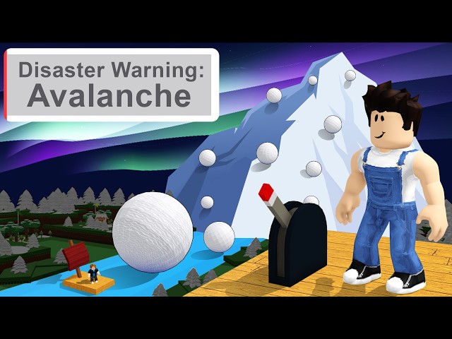 I Added an AVALANCHE To Build a Boat