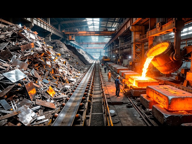 How Scrap Metal Becomes Pure Steel: The Secret of the Electric Arc Furnace