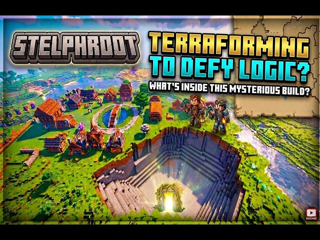 I spent hours terraforming a mountain for THIS secret build...