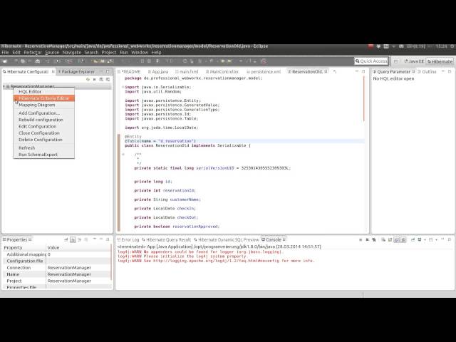 JavaFX8 - ReservationManager Part 2