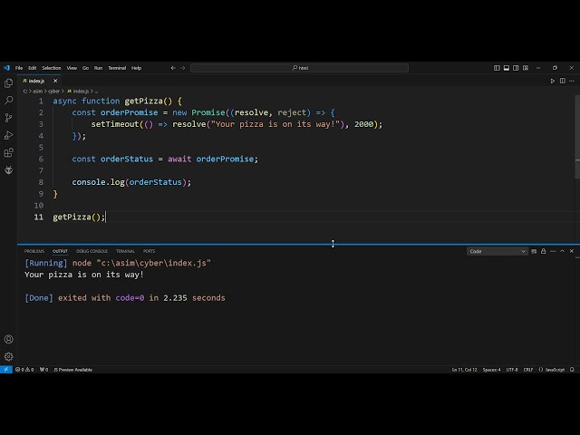 JavaScript Async
