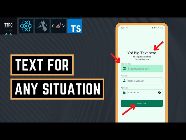 Time-Saving React Native Text Components | React Native Custom Components with TypeScript #3