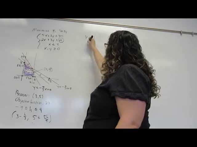 Linear Programming by Graphing, Sensitivity Analysis on Constraints, Shadow Price