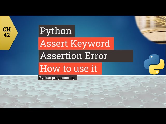 Python tutorial - Python Assert Keyword - Assertion Error - How to use Assert in Python