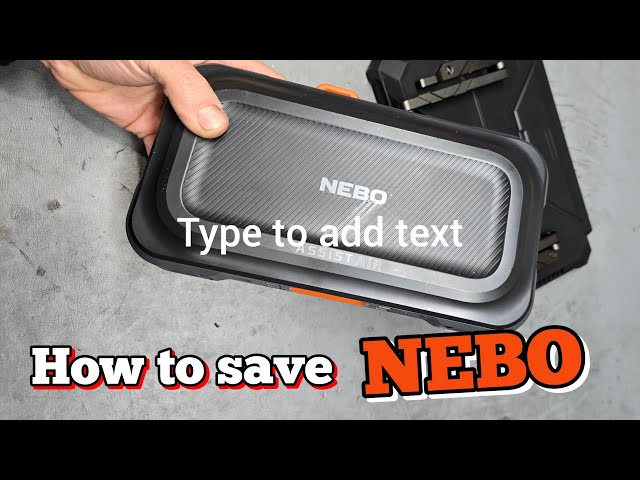 How to fix a faulty NEBO Ultimate battery pack.