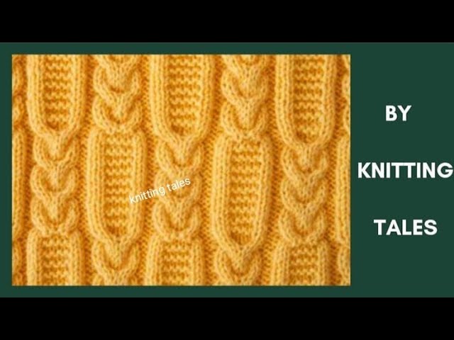 Unique and beautiful cable knitting pattern for all projects. बिल्कुल नई केबल बुनाई डिजाइन