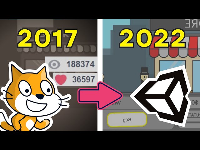 I Turned My Most Famous SCRATCH Game Into a UNITY Game...