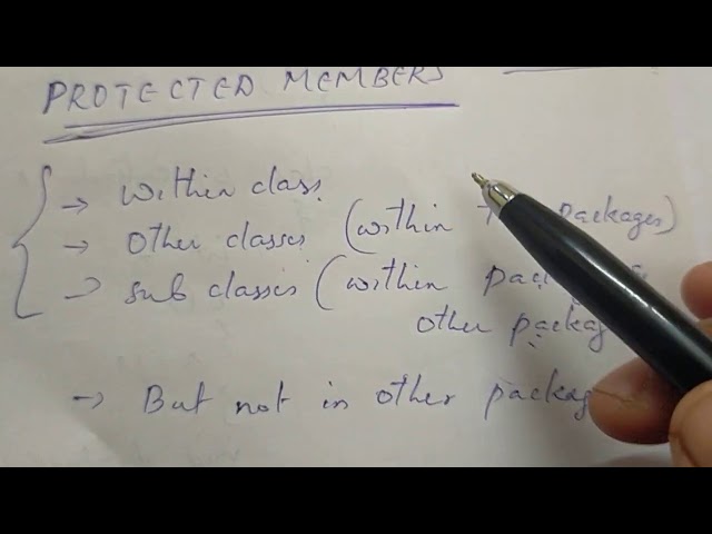 Protected members and calling order of constructors #java Lecture 25