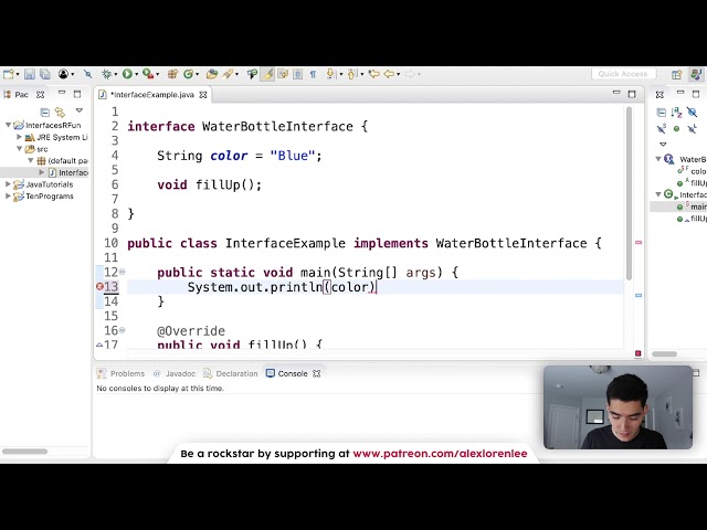 Java Interface Tutorial #78