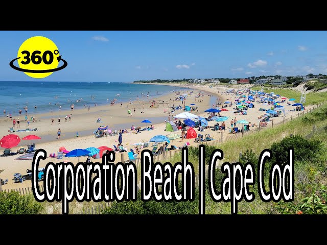 360° Video | We walk on beautiful Corporation Beach | Cape Cod MA