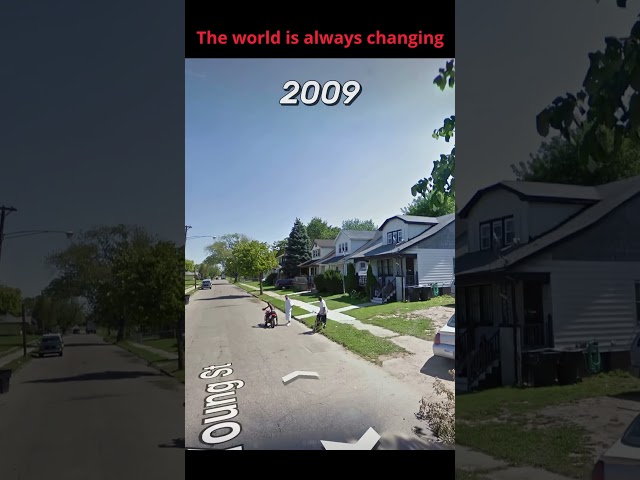 2009 vs 2018 – This street used to be full of life😔 #BeforeAndAfter #ThenAndNow #Nostalgia