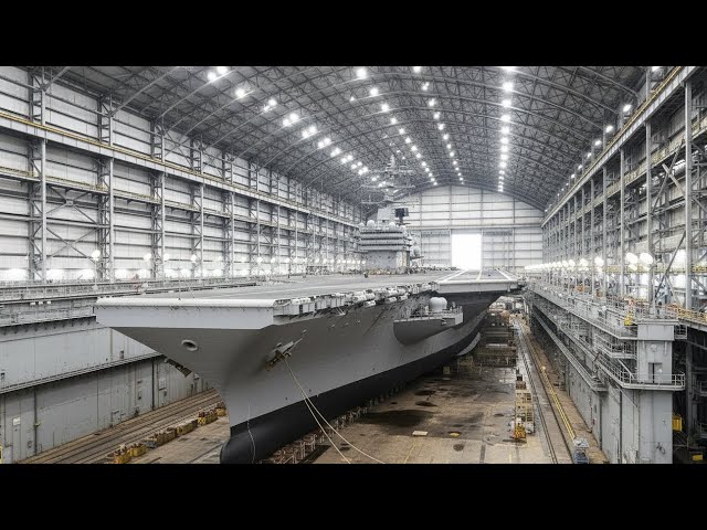 Inside the USS Gerald R. Ford Factory: How America Builds Its Most Advanced Supercarrier