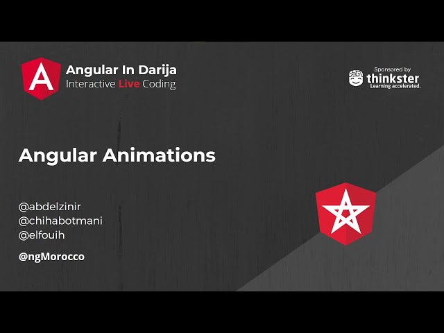 Angular Animations - Angular In Darija