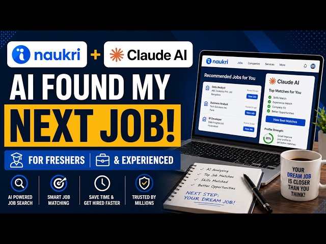 I Let Claude AI Find My Next Data Analyst Job on Naukri (2026 Guide) #naukri #claude #powerbi