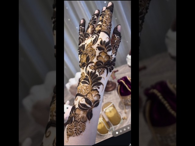 Trending Mehndi Designs🌙🤍🌸 | Simple & Aesthetic Mehndi #trendingmehndi  #simplemehndi #aesthetic