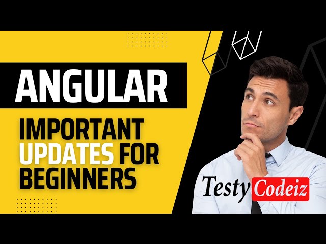 Angular 14 Important updates for beginners
