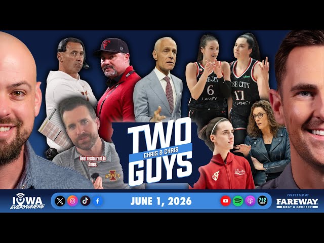 Texas Tech stirs the pot, Caitlin Clark clashes with coach, vacationing in Iowa | Two Guys