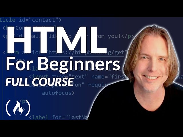 Learn HTML – Full Tutorial for Beginners